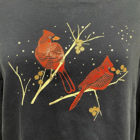 BUNDLE Croft & Barrow Classic Tee Cardinals Long Sleeve Shirt Women's X-large XL - Picture 4 of 10